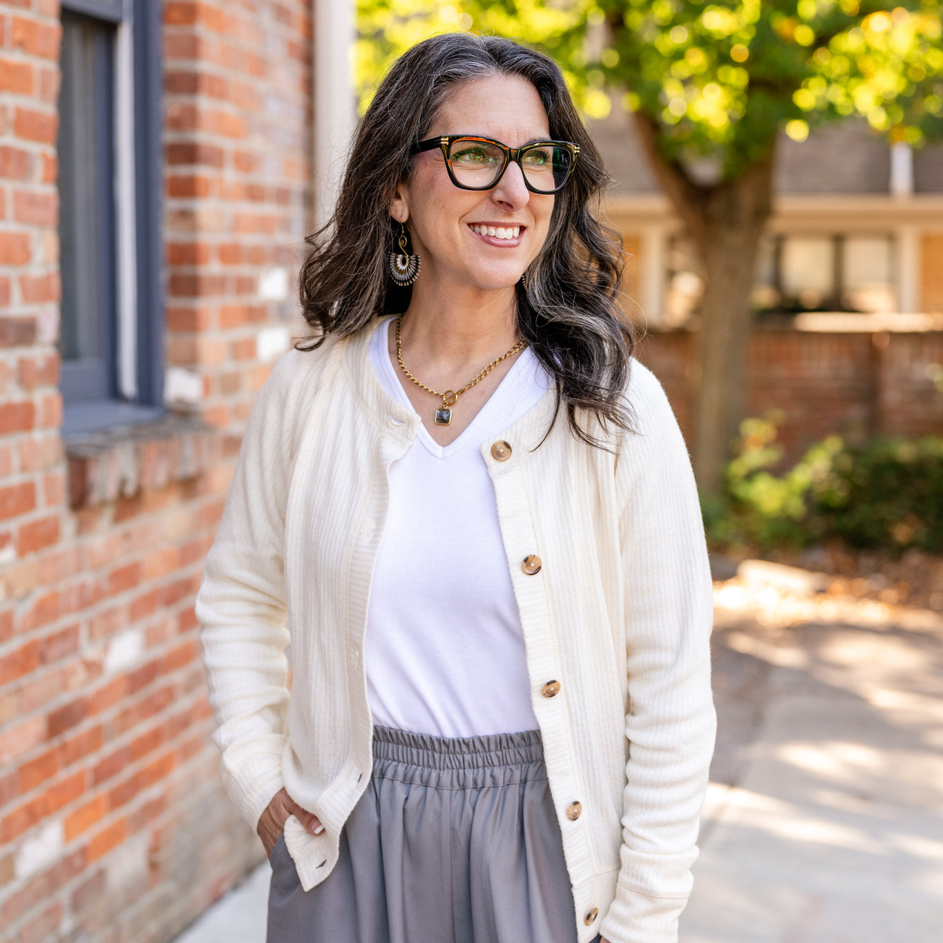 Button Front Sweater Cardigan