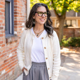 Button Front Sweater Cardigan