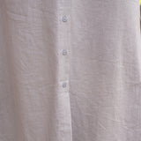 Sleeveless Button-Up Linen Dress