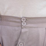 Side Button Midi Skirt