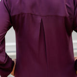 V-Neck Tunic Button-Up Dress