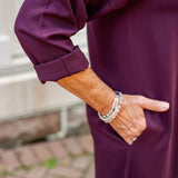 V-Neck Tunic Button-Up Dress