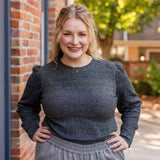 Puff Sleeve Pull Over Sweater