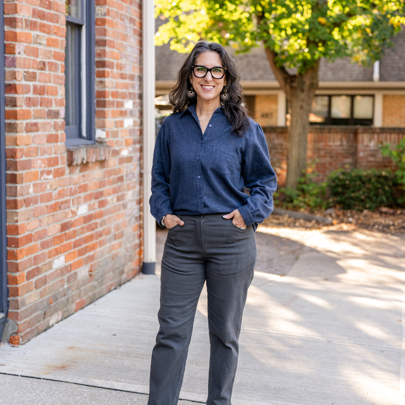 Stretch Denim Brushed Twill Pant