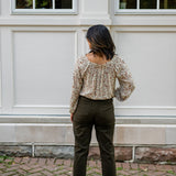 Stretch Denim Brushed Twill Pant