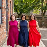 Sleeveless Mock Neck Dress