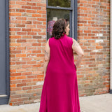 Sleeveless Mock Neck Dress