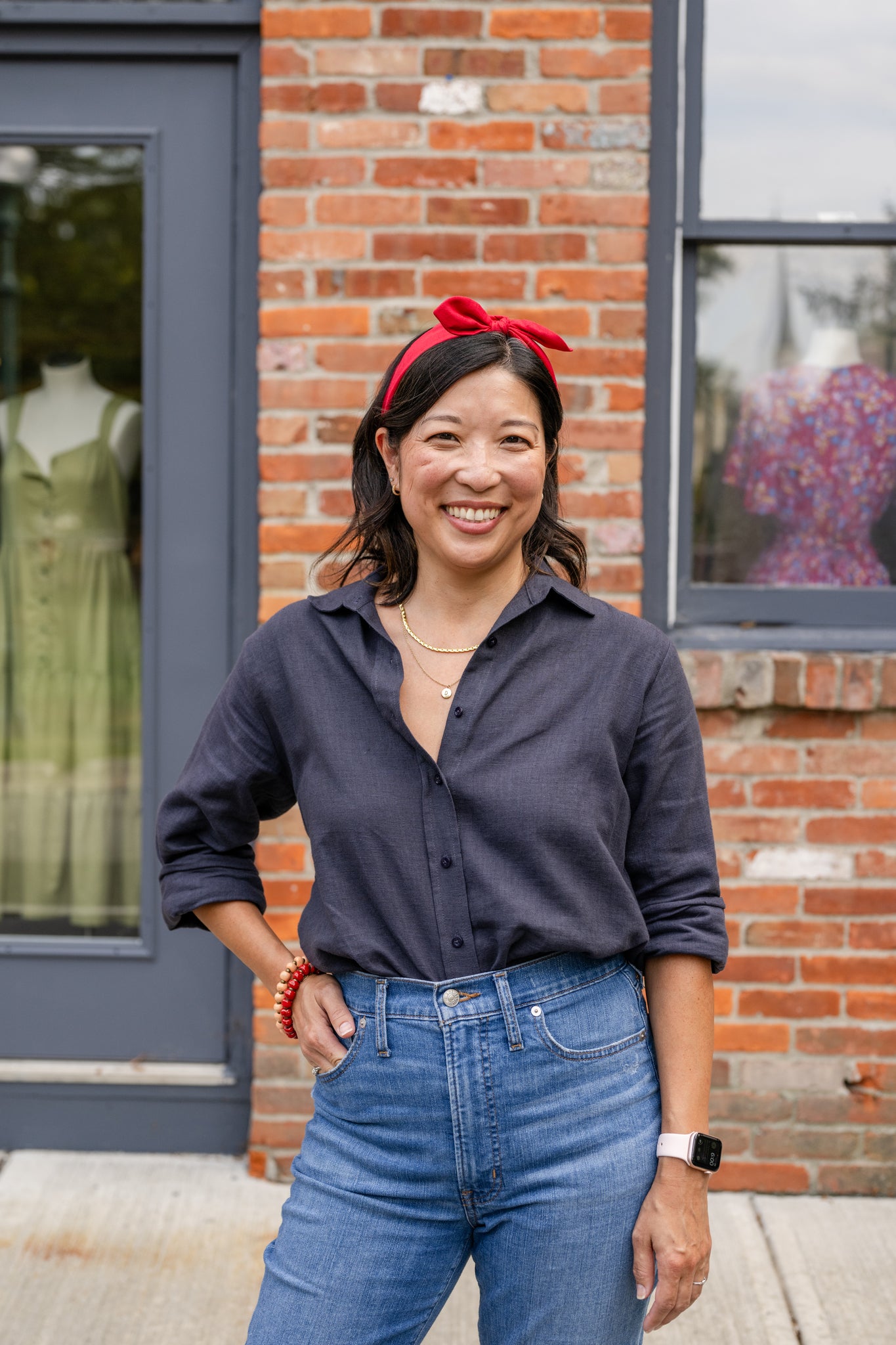 Linen Button-Up Shirt