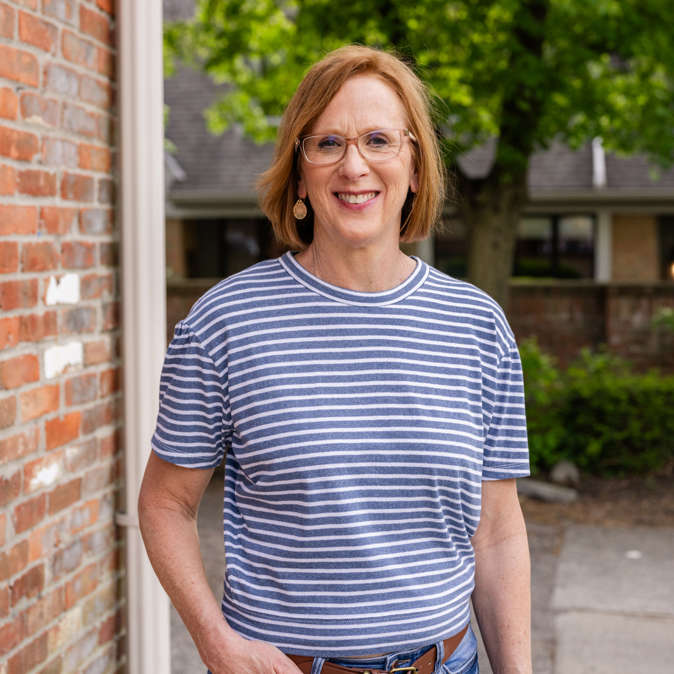 Blouson Short Sleeve Top