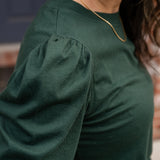 Puff Sleeve Pull Over Top