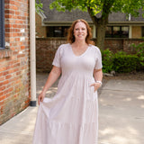 Elsa Tiered Midi Dress