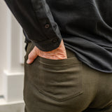 Stretch Denim Brushed Twill Pant