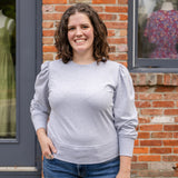 Puff Sleeve Pull Over Top