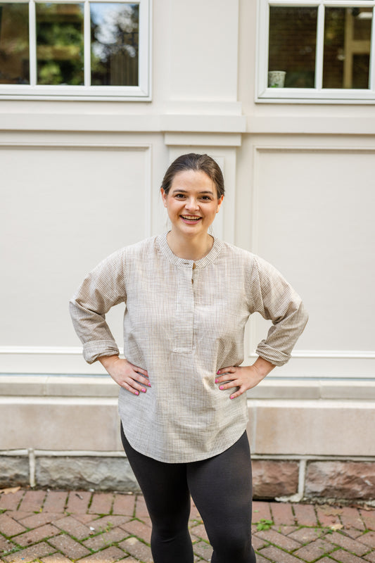 Hidden Button Tunic