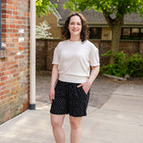 Blouson Short Sleeve Top