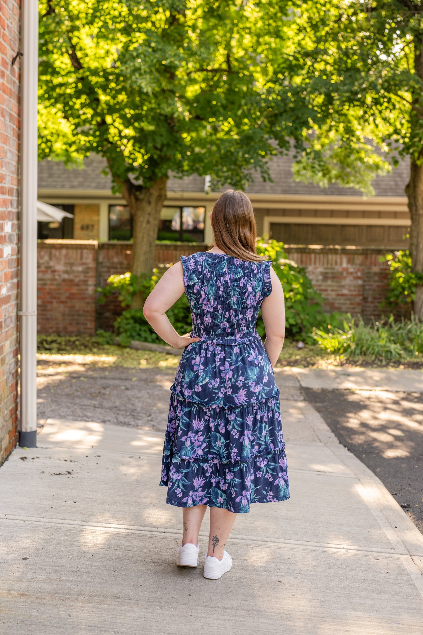 The Taylor Smocked Midi Dress