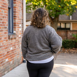 Sherpa Button-Front Cardigan