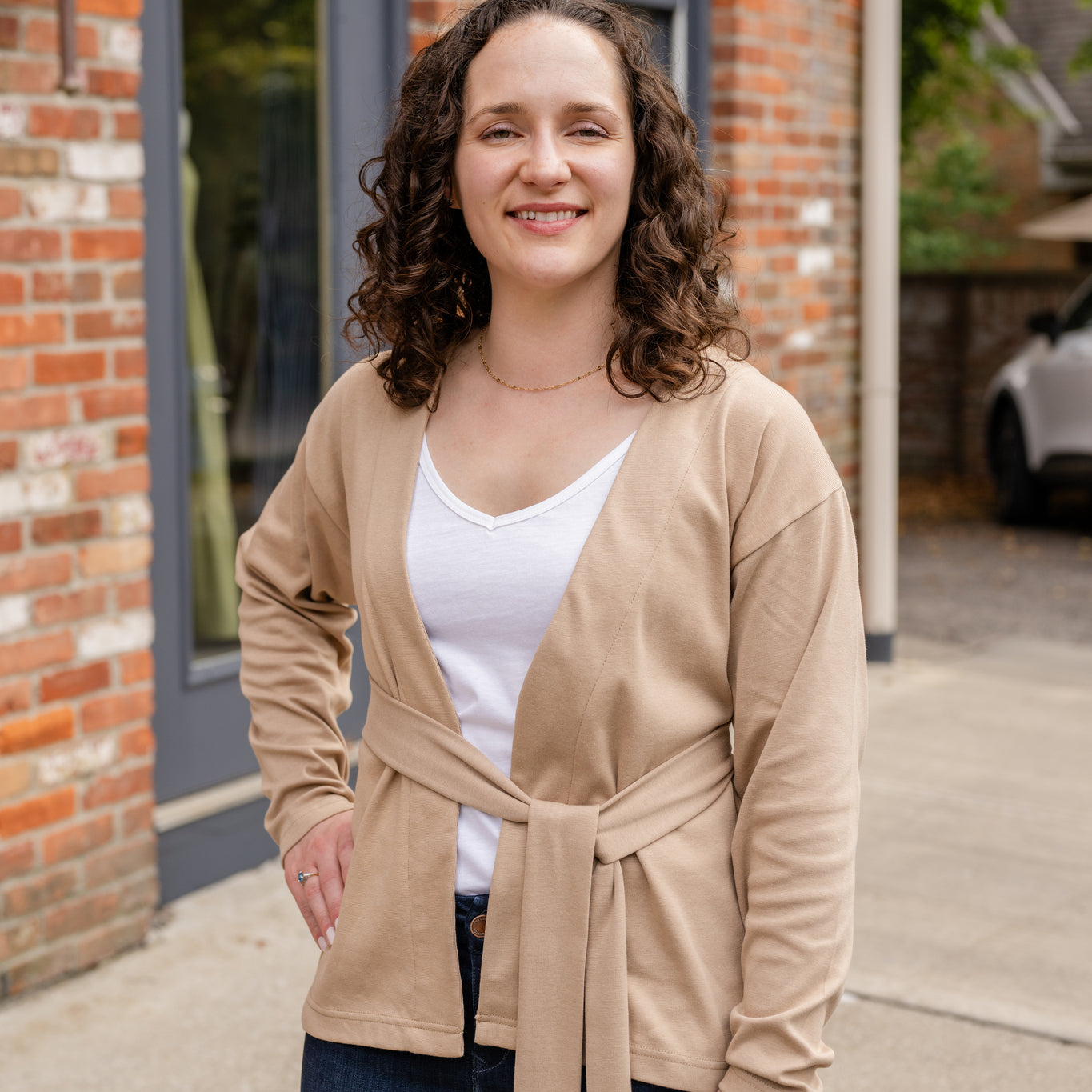 Belted Jacket Cardigan