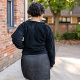 Sherpa Button-Front Cardigan