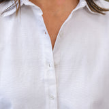 Tunic Button Up with Curve Split Hem