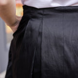 Wide Box Pleat Skirt