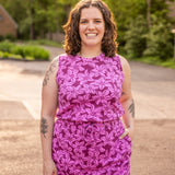 Sleeveless Tulip Hem Knit Dress