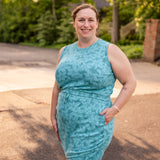 Sleeveless Tulip Hem Knit Dress