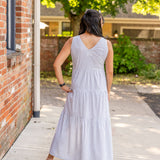 Meryl Sleeveless Tiered Maxi Dress