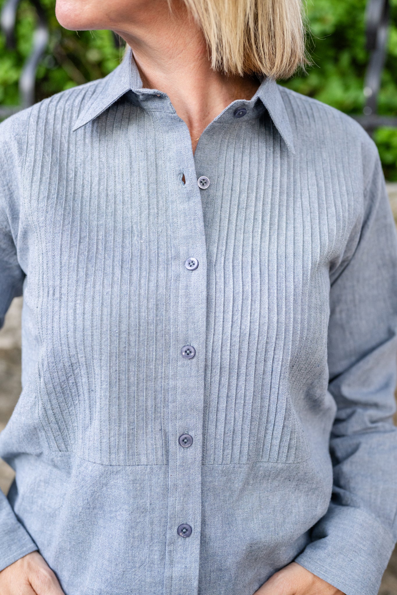 Tux Pleat Classic Button Up Shirt