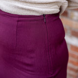 Pencil Skirt with Slit