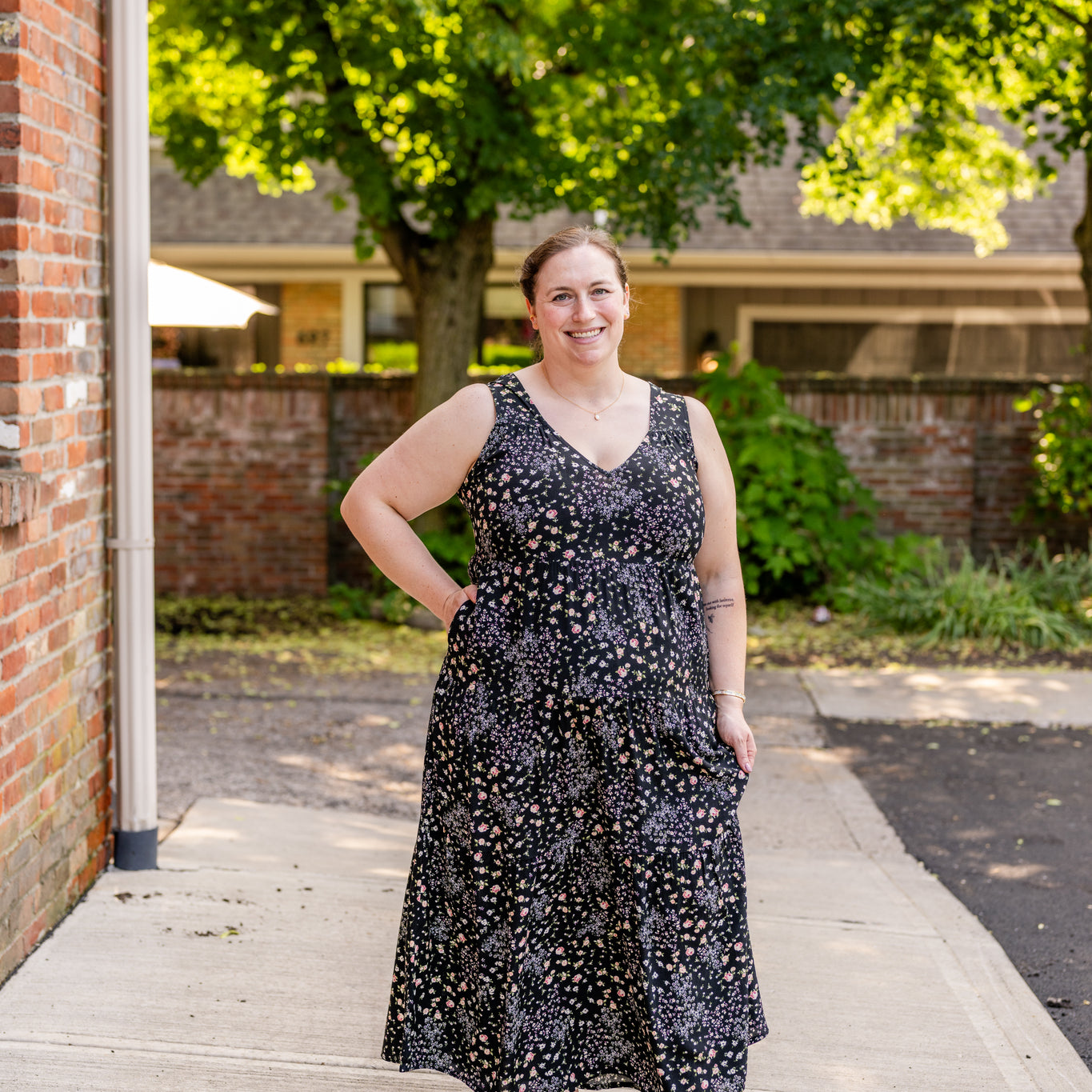 Meryl Sleeveless Tiered Maxi Dress