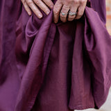 Wide Box Pleat Skirt