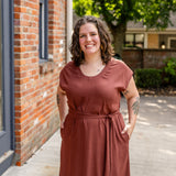 Sophie Dress with Scoop Neck