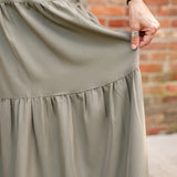 Meryl Sleeveless Tiered Maxi Dress