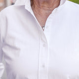 Tunic Button Up with Curve Split Hem