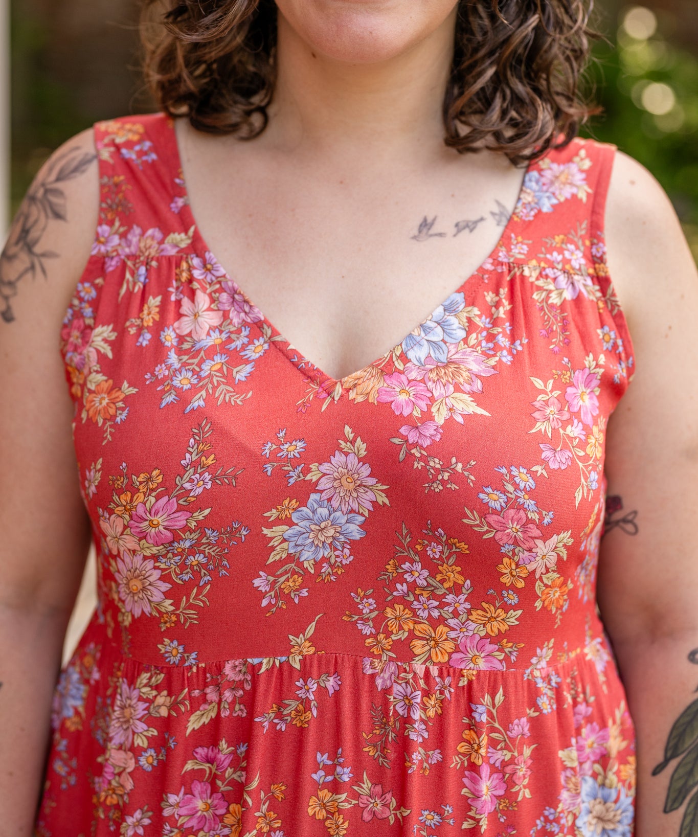 Meryl Sleeveless Tiered Maxi Dress