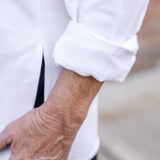 Tunic Button Up with Curve Split Hem