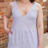 Knit Meryl Sleeveless Tiered Maxi Dress