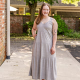 Meryl Sleeveless Tiered Maxi Dress