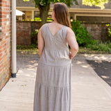 Meryl Sleeveless Tiered Maxi Dress