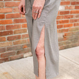 Sleeveless Button-Up Linen Dress