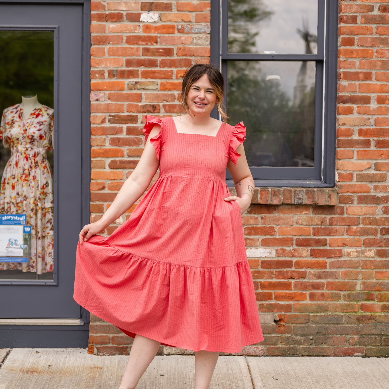 The Parker Tie-Back Dress