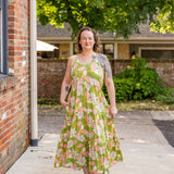 Spaghetti Strap Tiered Maxi Dress