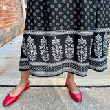 Mixed Media Strapless Dress