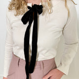 Velvet Tie Top