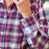Plaid Button-Up Shirt
