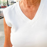 sleeveless knit vest top