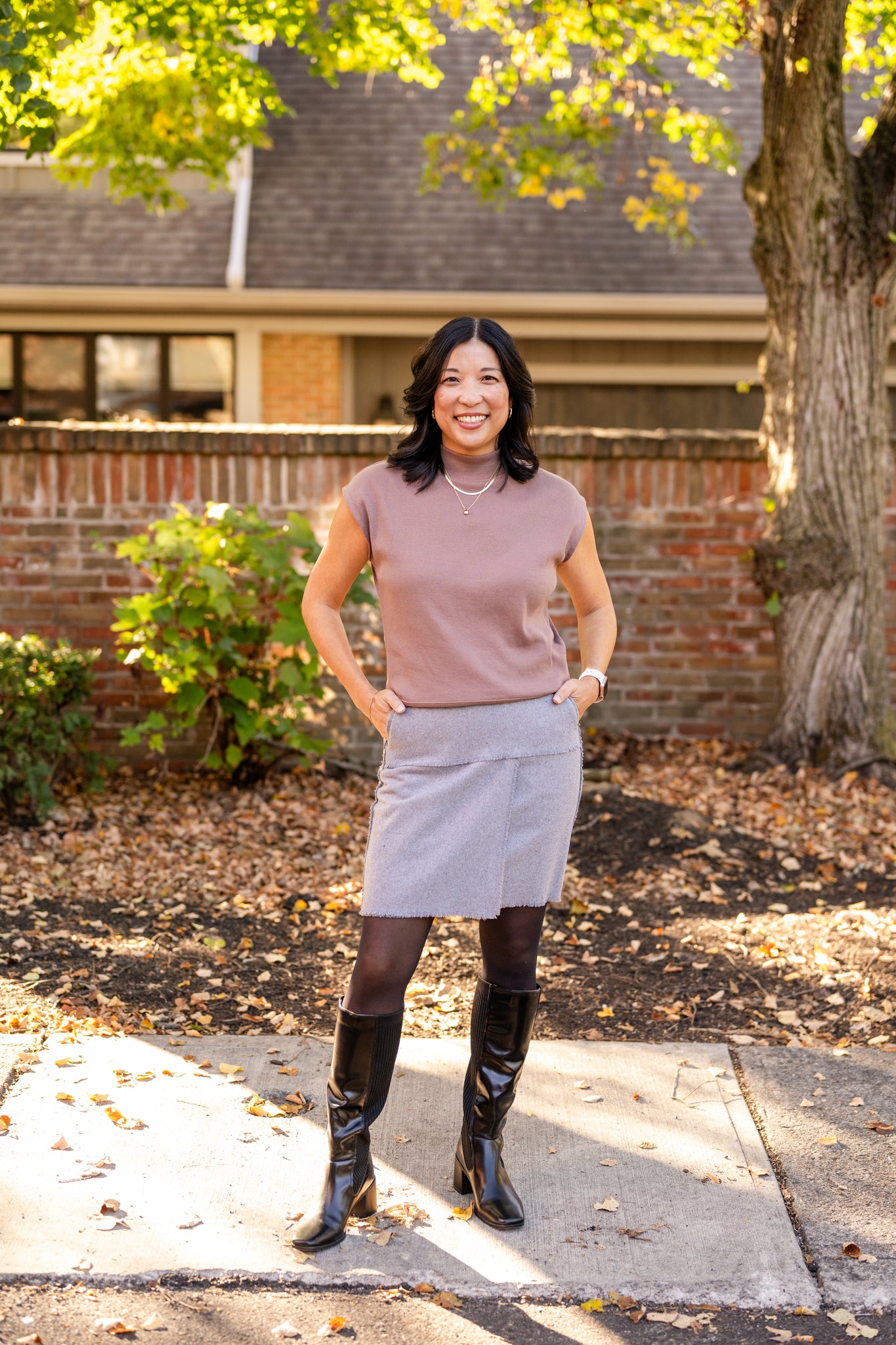 Wool Mini Skirt