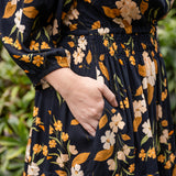 Portofino Midi Dress 3/4 Sleeve