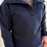Fleece Henley Pull-Over